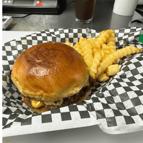 The One Burger with Fries